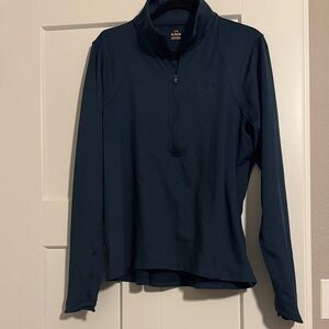 Under Armour Dark Teal Blue Quarter-Zip Top